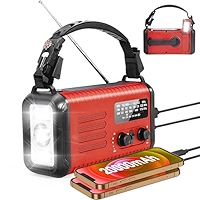 Emergency Radio NOAA Weather Radio With Hand Crank & Solar