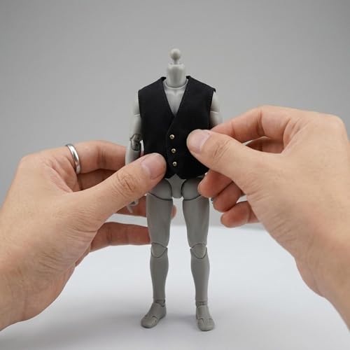 Chaleco para figura de acción 1/6 ropa BJD miniatura accesorios coleccionables moda mini 7