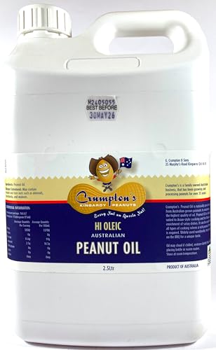 Crumpton's Kingaroy Peanuts Hi Oleic Australian Peanut Oil, 2.5L