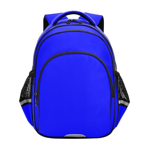ODAWA Mochila azul juvenil con correas acolchadas para niñas, de 8 a 14 años