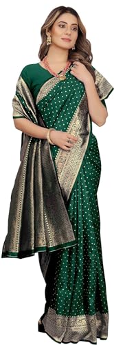 Image of Avantika Fashion Women's Kanjivaram Soft Silk Banarasi Sarees With Blouse Piece