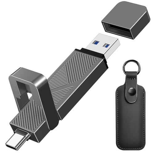 EASTBULL (C[Xgu) 1TB USB3.2hCu ő550MB/b  OtSSD 2-in-1 USB-C+USB-A 3.2 Gen1 fAhCu iPhone 15/PC/Windowsp(O[AobOt)