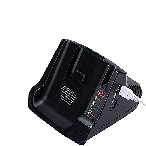 Ladegerät LCS36 LCS40 Ersatz für Black und Decker 36V 40V Max. Lithiumbatterie LBXR36 LBX36 LBXR2036 LBX1540 LBX2040 LBX2540 LSW36 LST136 LHT2436 Cover