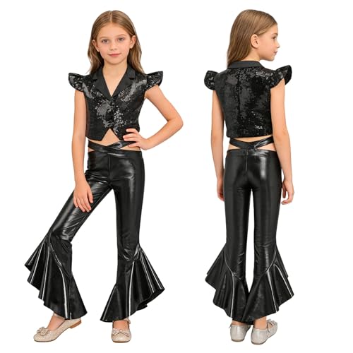 Ensemble hip hop fille paillettes tenue performance et danse urbaine