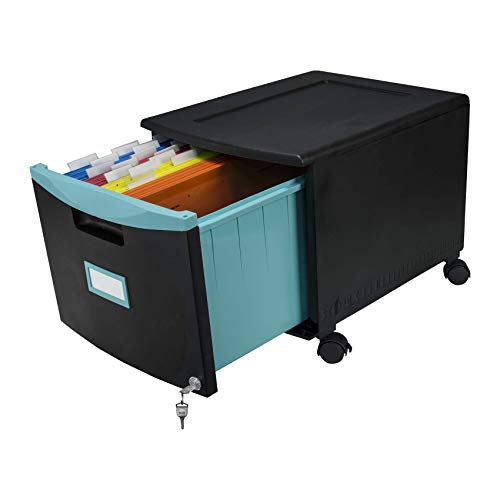 Storex Plastic OneDrawer File Document