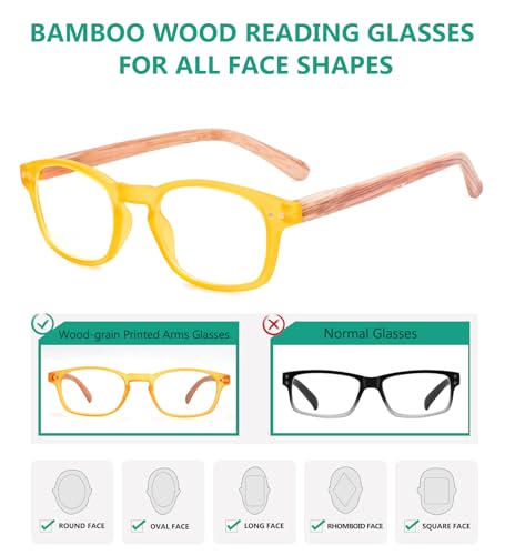 Image of Eyekepper Classic Reading Glasses for Men 5 Pack Spring Hinges Readers