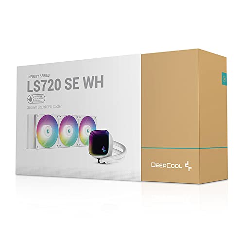 Image of Deepcool LS720 SE 360 mm ARGB Liquid CPU Cooler /AIO | Support Intel - LGA1700 /1200 /1151 /1150 /1155 and AMD - AM5 /AM4 - R-LS720-WHAMMM-G-1 (White)