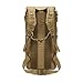 Crazy Ants Large Military Tactical Backpack Hiking Camping Daypack Duffle Upgraded Version (Khaki-50L)