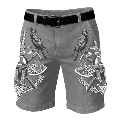 Short d'été viking homme style cargo pour le sport et la randonnée