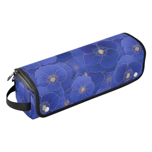 Bolsa de viaje azul con compartimento para plancha de pelo miniatura 1