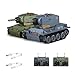 1/64スケール 2.4GHz ミニ赤外線戦闘タンクモデル 回転砲塔＆クローラー駆動付き 二人での作戦に適している