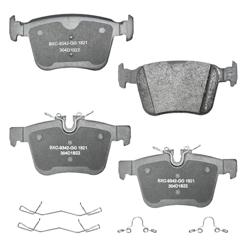 H481 - Brake Pad Wear Warning Light Failure - 2021-2024 Jaguar E-Pace 6 Bendix Premium SBC1821 Ceramic Rear Brake Pads for Select Models Jaguar E-Pace,F-Pace,I-Pace,XE,XF,Land Rover Discovery,Sport,Range Rover Evoque,Velar,Volvo S60,S90,V60,V90,Cross Country,XC60,XC90