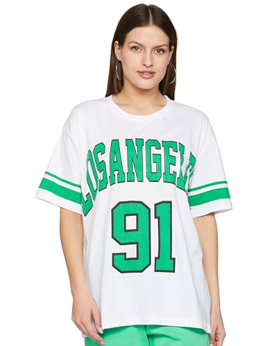 Image of T2F Women's Cotton Oversized Fit T-Shirt (Pack of 3)