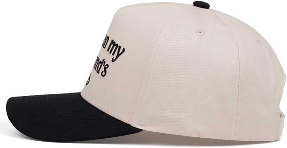 Funny Hat Put It On My Husband's Tab Trucker Hats Vintage Dad Hat Unisex - Image 5