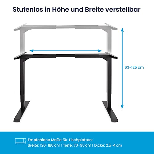 Höhenverstellbares Tischgestell Ergotopia Desktopia Lite