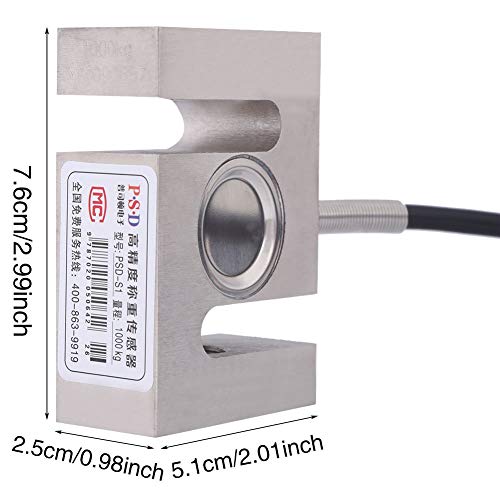metal load cell scale weighting sensor 1000kg2204lb weighing controller weight indicator