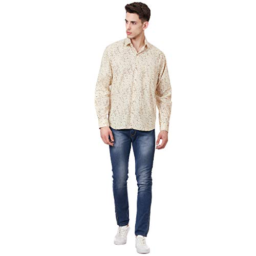 Image of TAHVO Men's Regular Fit Long Sleeves Cotton Formal Shirt
