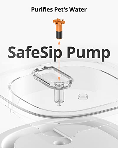 eufy-Pet-Water-Fountain-Automatic-Water-Dispenser-for-Small-Dogs-and-Cats-Stainless-Steel-Cat-Water-Fountain-3-L-Capacity-Innovative-Safe-Sip-Pump-Cleans-Water-and-Removes-Induction-Electricity Automatic Water Dispenser for Small Dogs