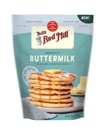 Image of Bob's Red Mill Homestyle Buttermilk Pancake & Waffle Mix, 20oz (4 Pack)