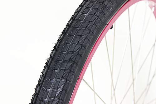 26 Inch Coaster Brake Wheel Set Beach Cruiser Bike Bicycle With Tires And Tubes! (Pink) #TOP4
