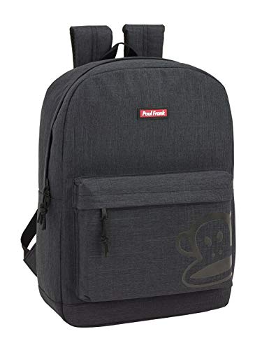 Paul Frank Black Mochila Grande con Funda Ordenador  Negro  43 cm