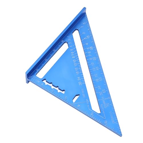 Regla triangular de aleación de aluminio para carpintería miniatura 2