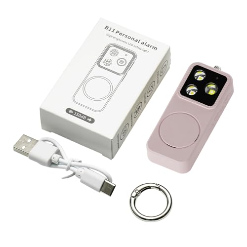 Alarma Personal | Dispositivo De Autodefensa 150dB Para La Seguridad | Cadenas Alarma Para Mujeres | Para Protección De Seguridad Mochila Cinturón Bolsillo Niñas Mayores Viaje Diario