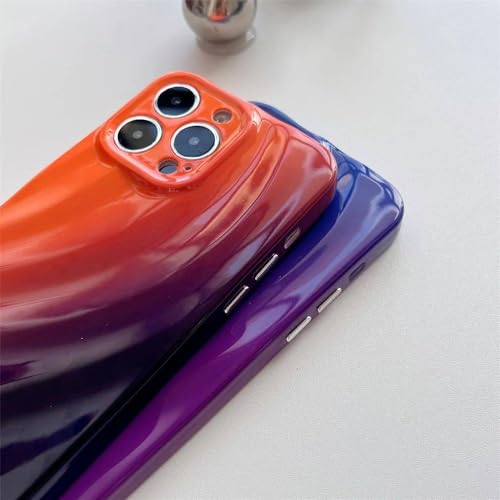Couverture arrière dégradée antichoc iPhone 12 Pro Max à rayures
