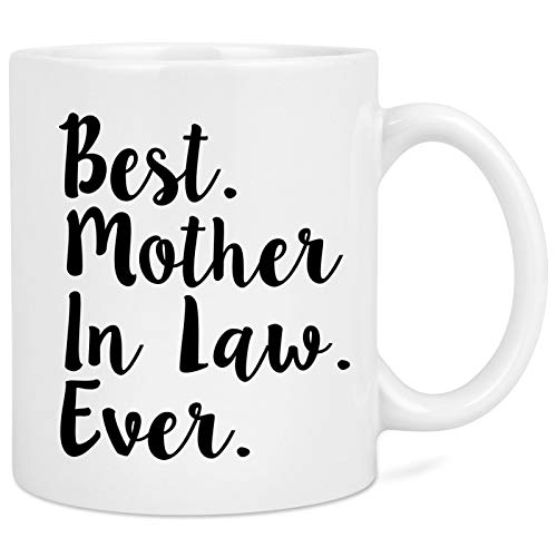 Best Mother In Law Gifts - Mother's Day Gifts from Daughter In Law Mug - Birthday Gifts for Mother In Law- Novelty Gift Ideas for Mother of the Groom, Mom on Mothers Day, Christmas, Thanksgiving Day