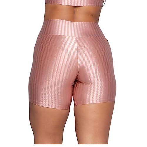 Short New Zig Bella Fiore Modas Compressão 3D Fitness Ikat Tamanho:M;Cor:Rosa Claro;Gênero:Feminino