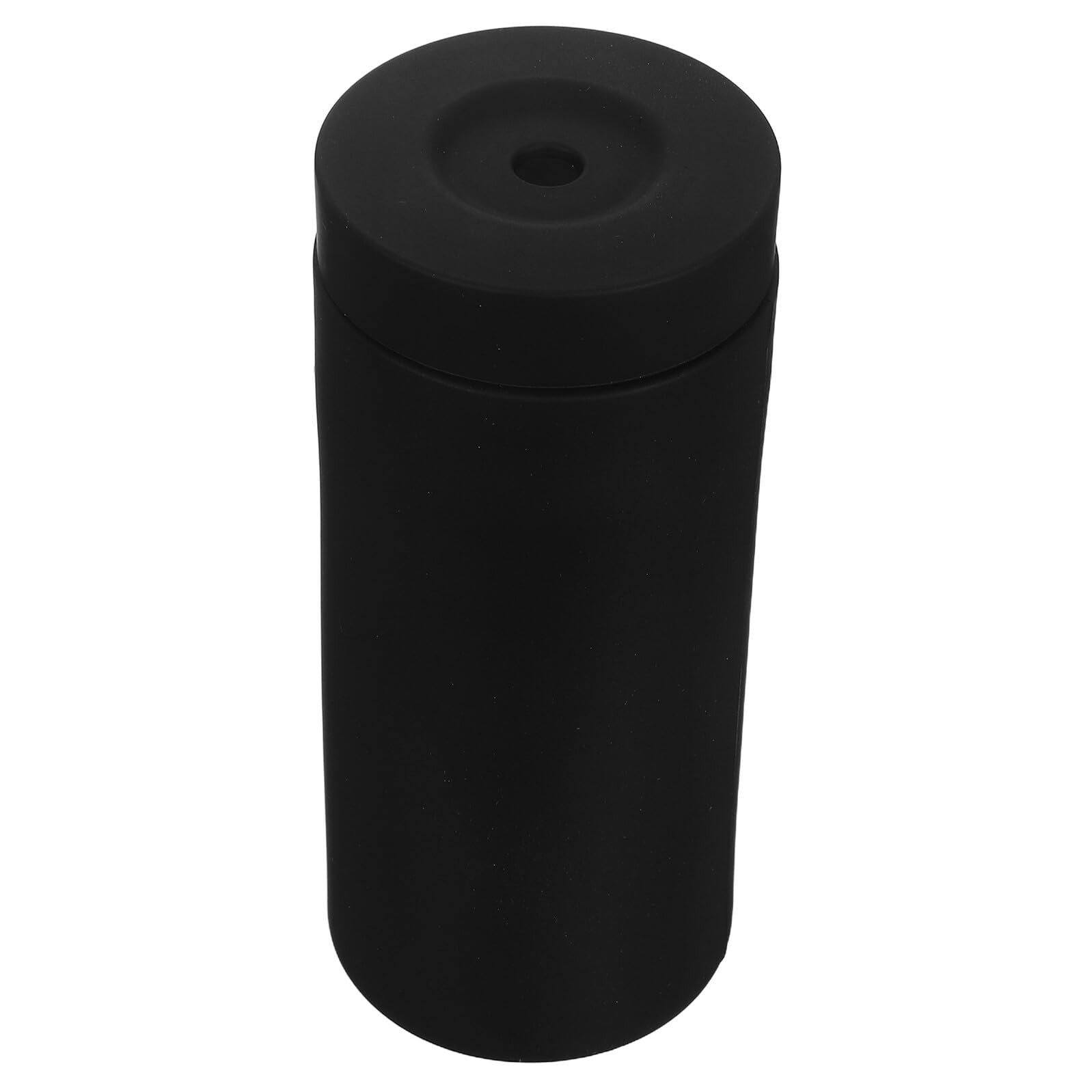 TOYANDONA Dispensador de Jabón Líquido de Silicona Negro Exprimible Botella Recargable para Manos y Lavavajillas Compacto y Portátil para Fregadero de Cocina y Baño Contenedor Higiénico