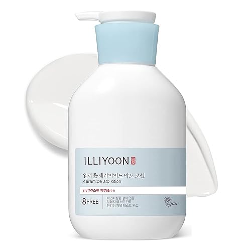 ILLIYOON Ceramide Ato Lotion 179fl oz 1785oz  Loción hidratante diaria para todo tipo de piel  Efecto hidratante profundo y calmante  Cuidado de la