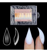 NOVO OVO Cat Claw Short Curved Stiletto Nail Dual Forms for Poly Gel Extension of 3D Eagle Hawk C...