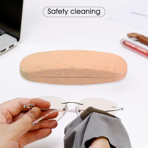 Image of PERFECTSIGHT Hard Shell Eyeglasses Case, Kawaii Protective Glasses Case for Kids, Cute Eyeglass Case for Women Men Girls
