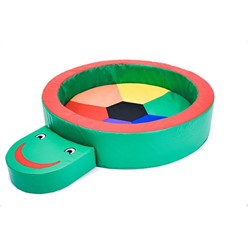 Children's Factory Turtle Hollow Play Yard, Soft Toddler Indoor Playground for Daycare, Preschool, 59