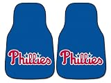 MLB - Philadelphia Phillies Carpet Car Mat Set - 2 Pieces