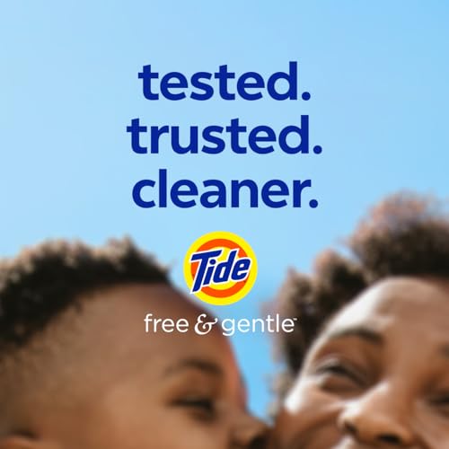Tide Free & Gentle Liquid Laundry Detergent, 100 Loads, 132 fl oz, Tide Laundry Detergent, Clean Laundry Detergent by Tide - Image 4