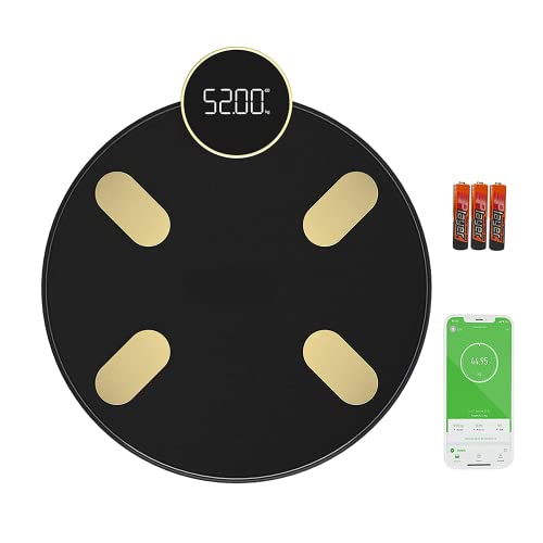 Zedelmaier Körperfettwaage,Personenwaage mit app,Fitness Waage,Smart Waage für Körperfett, BMI, Muskelmasse, Protein, BMR,Digitalwaage Personenwaage,Bluetooth Waage mit Körperfett Cover