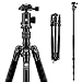 Produktbild SIRUI Traveler 7C Carbonfaser Reisestativ 166 cm mit E-10 360° Kugelkopf, für Arca Swiss Schnellwechselplatte, Tragkraft bis 8kg, wandelbar zum Monopod