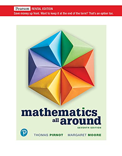 Mathematics All Around [RENTAL EDITION] 0136921957 Book Cover