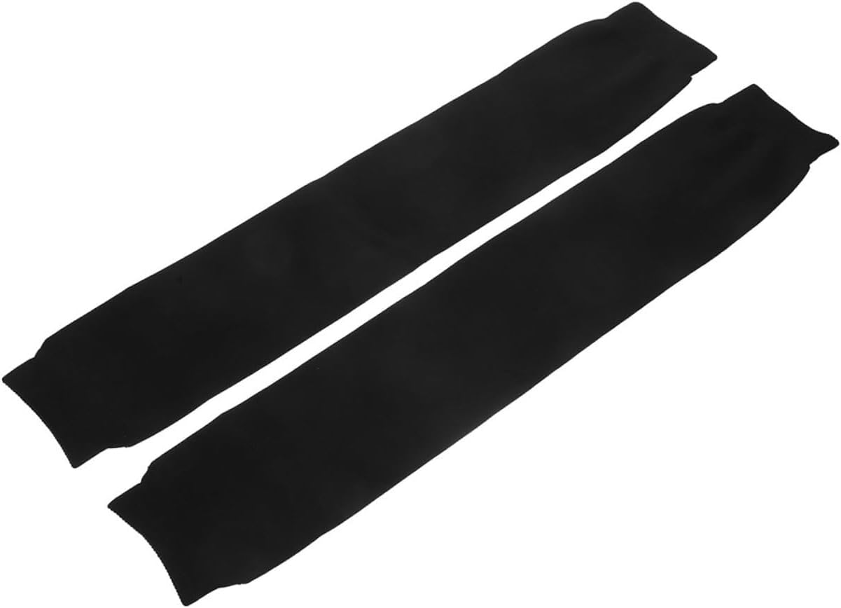 2pcs Men’s Football Leg Sleeves Compression Calf Support Sleeves Black S Youth Running Soccer Sports Accessories