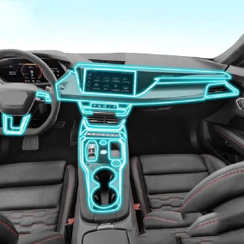 Film PPF Audi RS e-tron GT protégez votre console centrale au quotidien