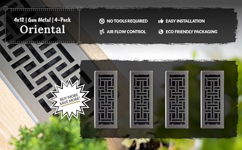 Registro oriental de suelo para salones y pasillos Decor Grates 8