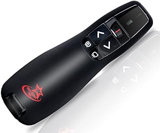 Red Star Tec Wireless Powerpoint and Keynote Presentation Remote Clicker PR-819