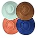Unisex Suede Fedora Hat Flat Top Wide Brim Felt Luxury British Style Fashion Panama Jazz Hat For Men Women