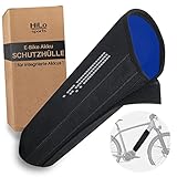 DECKT DEN AKKU KOMPLETT AB - Mit einer stolzen Länge von 55 cm deckt der Ebike Akkuschutz die ganze Länge deines Akkus ab. Somit sind dein Akku und Akkuschacht perfekt vor Schmutz und Wasser geschützt.