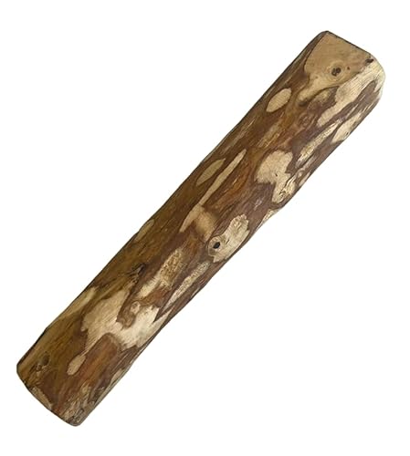 Mordedor Brinquedo Sustentável de Madeira do Café Wood Amicus para Cães, Rústico 20cm