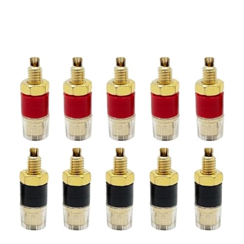 Terminal haut-parleur 4mm connecteur laiton plaqué or borne liaison amplificateur