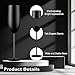 UNISWEET Stainless Steel Champagne Flutes Set of 4-Wedding &Birthday Gifts,8.5 Oz Unbreakable Champagne Glass with Long Stem,Reusable Indoor Outdoor Drinkware (Matte-Black)