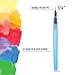 U.S. Art Supply 6-Piece Water Coloring Brush Pen Set (Sizes - 01, 02, 03, 04, 07,& 10) - Refillable, Watercolor, Calligraphy, Painting